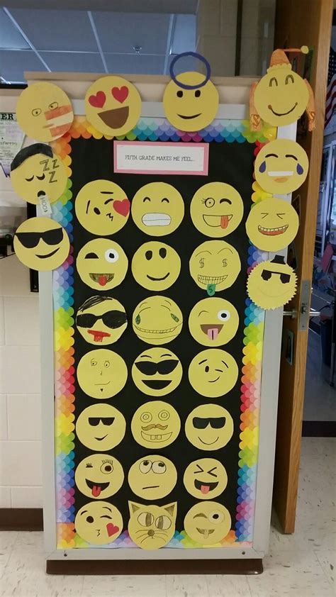 Emoji Bulletin Board Emoji Classroom Art Classroom Emoji Classroom