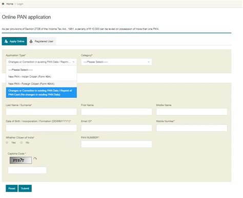 Easy PAN Card Correction Update Details Online