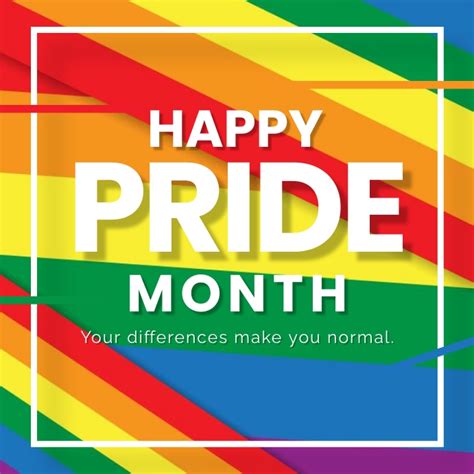 Lgbt Pride Month Instagram Template Postermywall