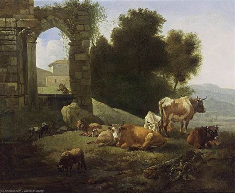 Reproducciones De Pinturas Paisaje Italiano De Willem Romeijn 1624