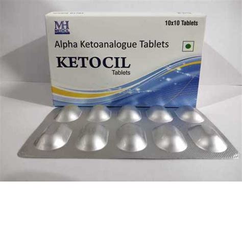 Geoketo Alfa Alpha Ketoanalogue Tablets Packaging Type Strip Box