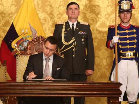 Ecuador Noboa elimina la Secretaría Nacional de Seguridad Pública