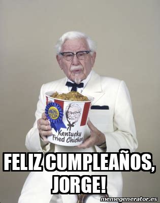 Meme Personalizado Feliz cumpleaños Jorge 33347758