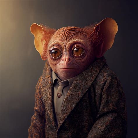 premium ai image  man   suit   troll face