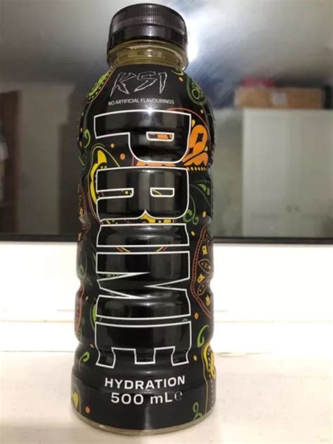 Black Prime Hydration Ksi Drink Orange And Mango X1 Bottle Limited