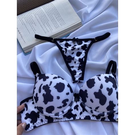 Conjunto De Lingerie Bojo Vaquinha Brenda Shopee Brasil