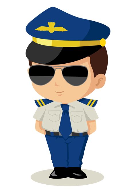 Chibi Cartoon Pilot 1943163 Vector Art At Vecteezy