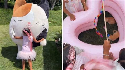 Khloe Kardashian Throws Elaborate Cat-Themed Birthday Party for True