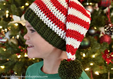 Elf Hat Crochet Pattern Hooked On Homemade Happiness