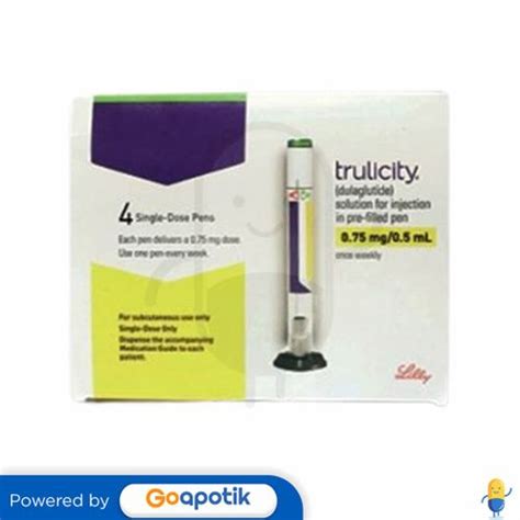 Trulicity Mg Ml Box Prefilled Pen Kegunaan Efek Samping