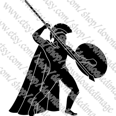 Spartan Warrior PNG, SVG, AI, Spartan Clipart for Cricut - Etsy