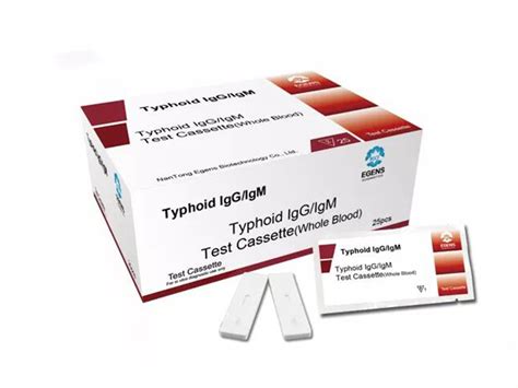 Typhoid Iggigm Rapid Test