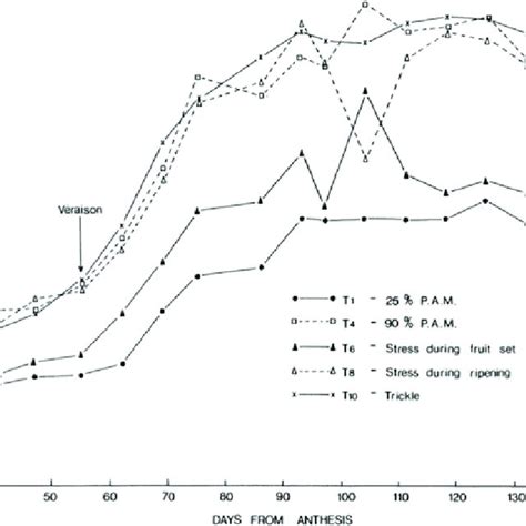 Effect Of Irrigation Treatments Of 25 Plant Available Moisture PAM