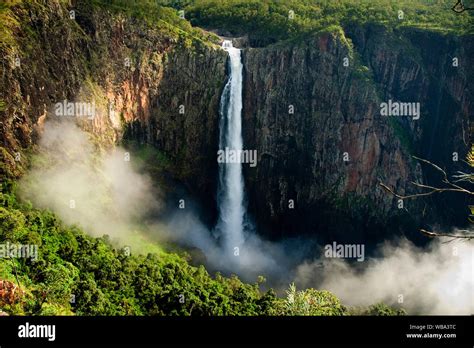 Wallaman Falls 340m Australia S Highest Permanent Waterfall Lumholtz Section Girringun