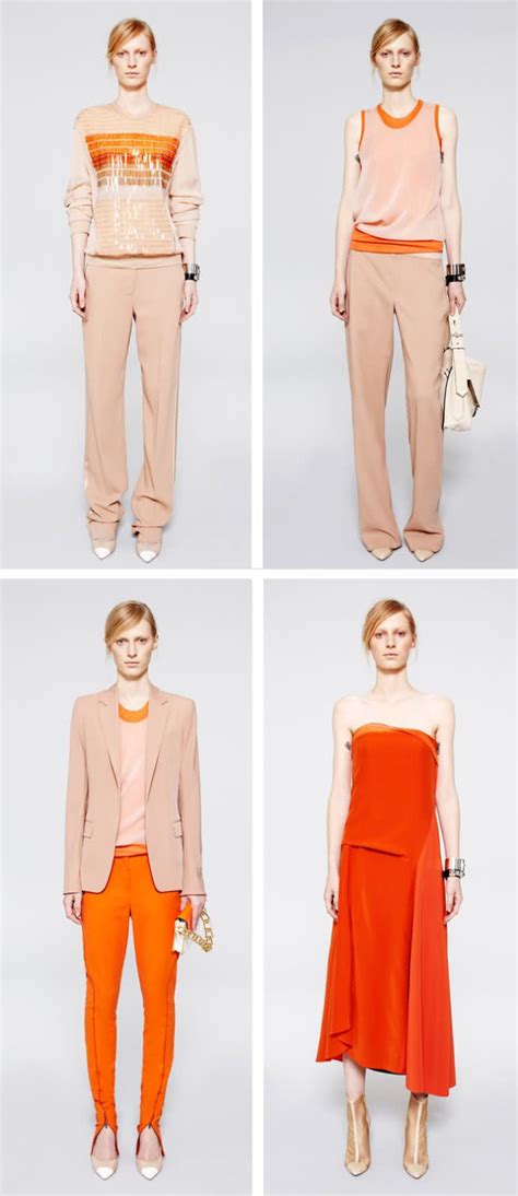 Nude Orange Color Combinations Fashion Outfits Color