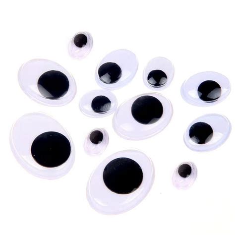 Googly Eyes Peel And Stick Pack Oval Paperworm