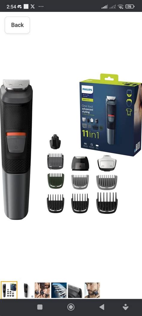 Aparat De Tuns Barba Si Parul 11 In 1 Philips Multigroom MG5730 15 NOU