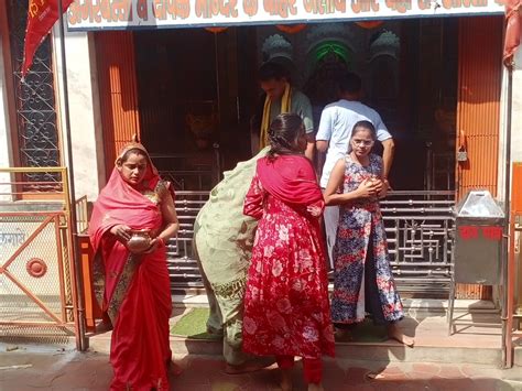 Grand Welcome Of Mata In Lalitpur ललितपुर में माता का भव्य स्वागत