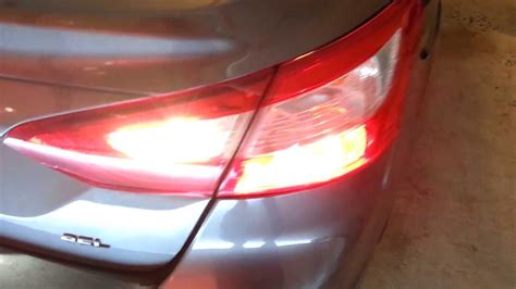 Brake Lamp Bulb Fault 2014 Ford Focus