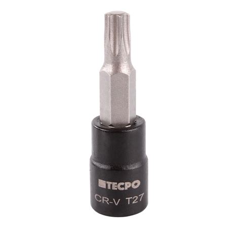 TECPO STECKSCHLÜSSEL SATZ TORX NÜSSE T8 T60 E4 E22 25 TEILIG 1 4 3 8