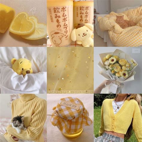 💛yellow🍋 In 2024 Yellow Aesthetic Mood Board Mood Board Design