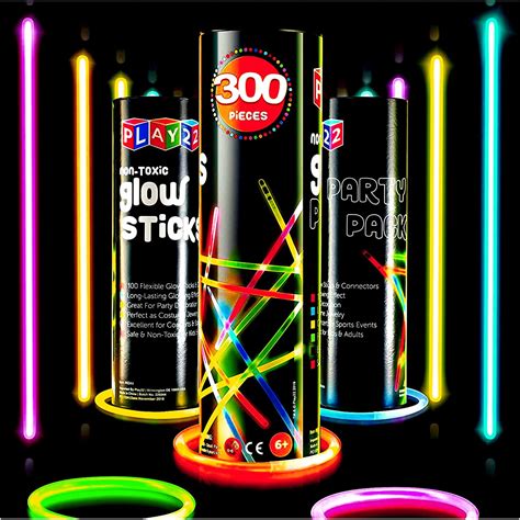 Play Glow Sticks Pack Inch Ultra Bright Glow Sticks Bulk