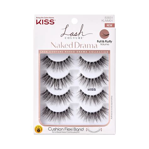 Kiss Lash Couture Naked Drama Collection False Eyelashes Multipack 01