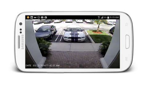 View Security Cameras From Android App