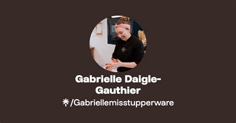 Gabrielle Daigle Gauthier Instagram Facebook TikTok Linktree