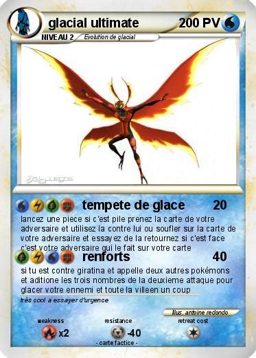 Pokémon Glacial Ultimate Tempete De Glace Ma Carte Pokémon