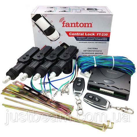Центральный замок с дистанционным управлением Fantom FT-230, цена 987 ...