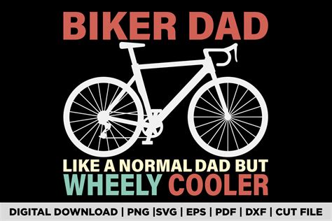 Biker Dad Fathers Day Graphic By Pod Graphix · Creative Fabrica