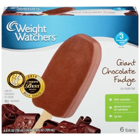 Weight Watchers Giant Chocolate Fudge Bars 6 Ct Kroger