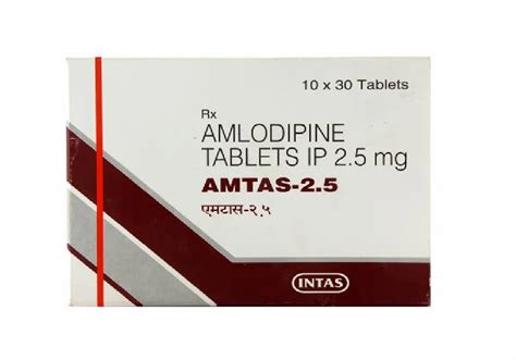 Amtas 25 Mg Amlodipine Tablet At Rs 53box Norvasc Tablets In