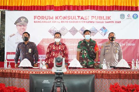 Pemkab Lutim Gelar Forum Konsultasi Publik Rancangan Awal Rkpd Tahun