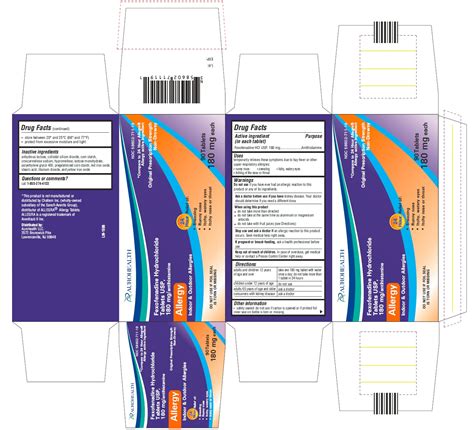 Buy Fexofenadine Hydrochloride Fexofenadine Hydrochloride 60 Mg1