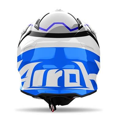 Airoh Aviator Ace Ground Azul Capacete Offroad Andar De Moto