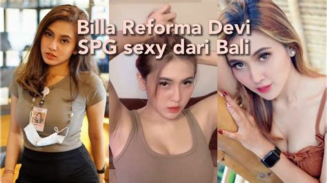 Artis Spg Bali Billa Reforma Devi Tampak Lebih Men Onjol Dan Cantik