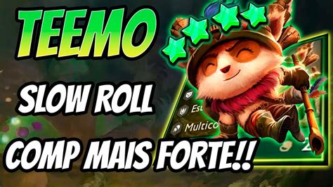 Teemo⭐⭐⭐⭐carry Melhor Com De Slow Roll Do Jogo Gameplay Explicativa