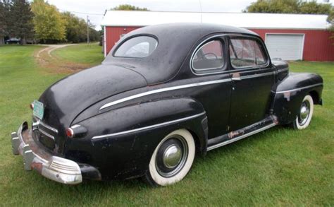 Flathead V8 Find 1946 Ford Super Deluxe Coupe Barn Finds