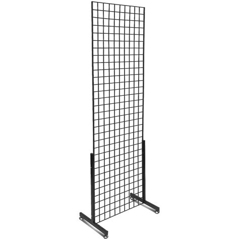 2 X 6ft Standing Gridwall Panel Tower Grid Wall With T Legs Metal Wire