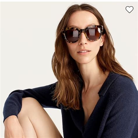 J Crew Accessories J Crew Oversized Cabana Sunglasses In Caramel