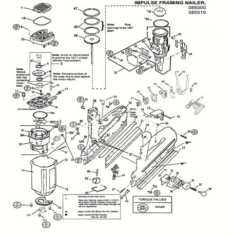 Paslode Nail Gun Parts Diagram - diagramwirings