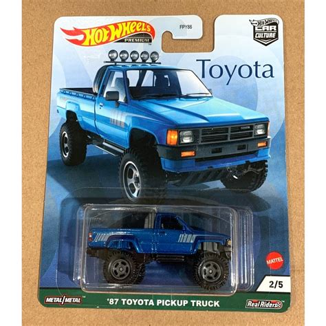 風火輪 Hot Wheels 汽車文化 Toyota 豐田 87 TOYOTA PICKUP TRUCK 皮卡車 貨卡 蝦皮購物