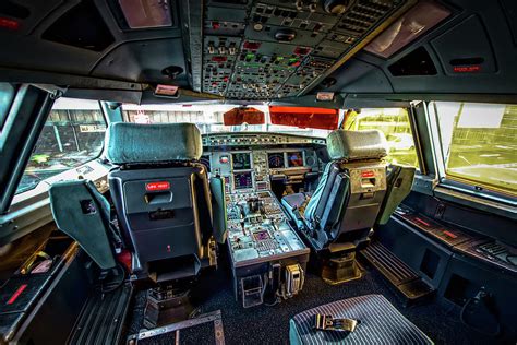 Delta Air Lines - Airbus A330 - Cockpit L1 Photograph by Michelle ...