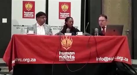 Sahrc July Unrest Hearing Mamokete Motjomane