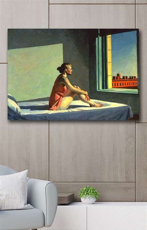 Edward Hopper Morning Sun Wall Art Edward Hopper Wall Print Morning