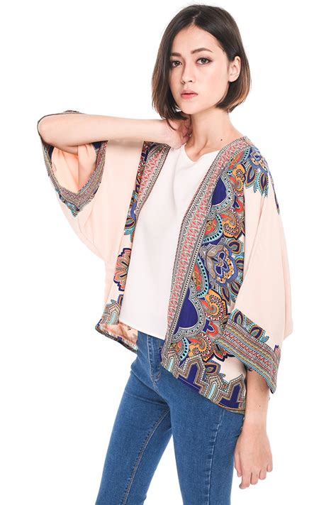 Panem Kimono Throwover Nude RUNWAY BANDITS ShopperBoard