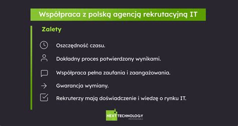 Agencja rekrutacyjna IT jakie są jej wady i zalety