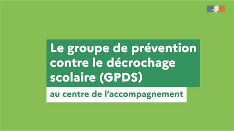 Persévérance scolaire Le GPDS YouTube